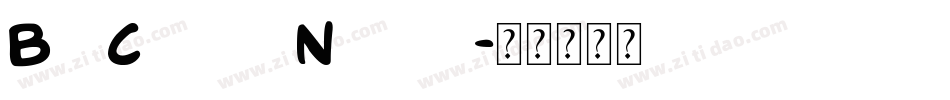 BritComics Normal字体转换